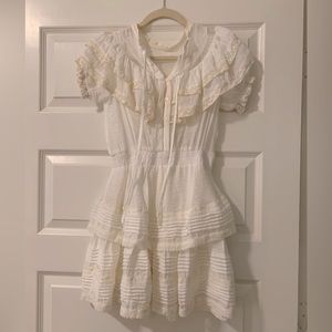 Loveshackfancy Dupe Ruffle Mini Dress